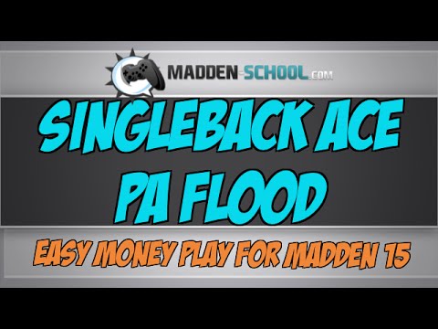 Madden NFL 15 - Singleback Ace PA Flood