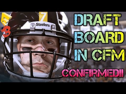 Madden 16 CFM Dev Talk w/ Kolbe - We Get A Draft Board!! - Kind of