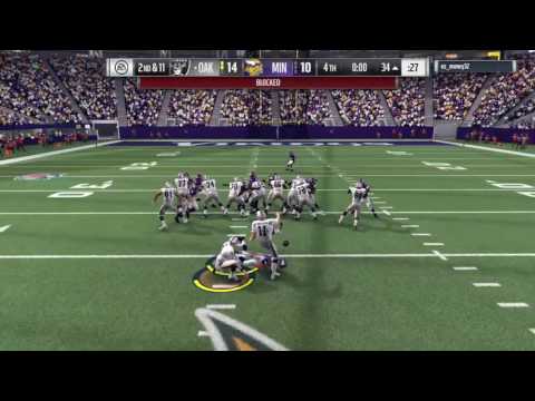 Madden 17 Online Game Winning Blocked FG