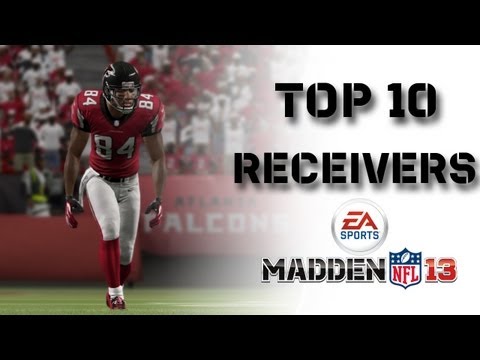 The Top 10 Overall Receivers in Madden NFL 13 revealed by Ratings Correspondent Marshall Faulk!