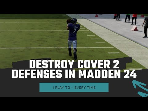 The Easiest Way To Beat Any Cover 2 Defense In Madden 24