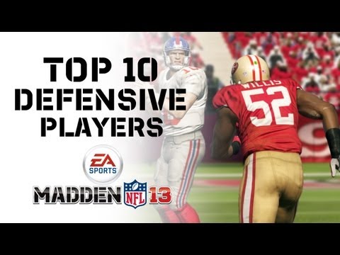 The Top 10 Overall Defensive Players in Madden NFL 13 with Ratings Correspondent Marshall Faulk!