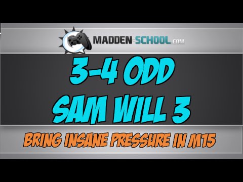 Madden 15 Nano Blitz: 3-4 Odd - Will Sam 3