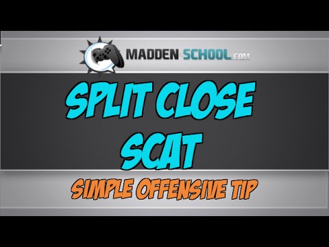 Madden 15 Shotgun Split Close Scat Offense Tip