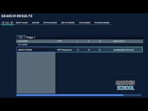 Madden 21 Custom Playbooks From Madden School On PS4 and XBOX One