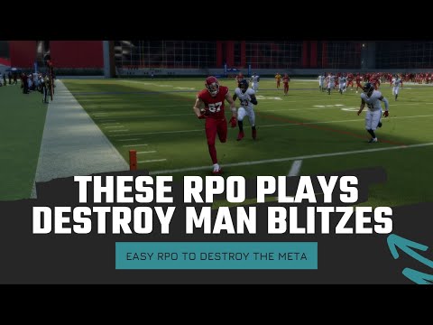 Attack Man Blitzes In Madden 23 With RPO Read Flat Wheel