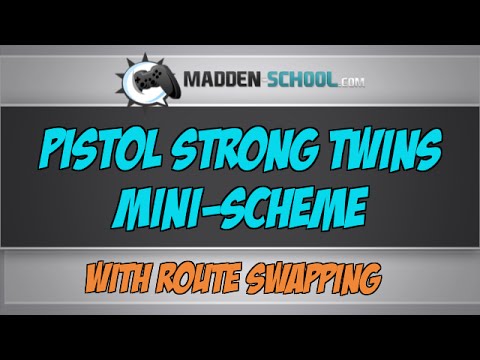 Madden 15 Pistol Strong Twins Mini Scheme - Madden-School.com