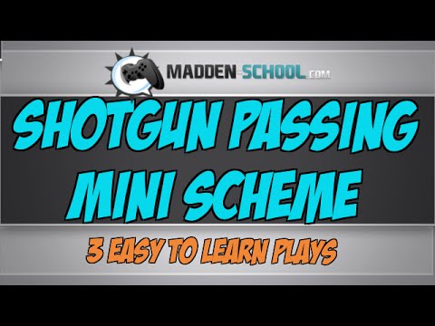 Madden NFL 15 Shotgun Passing Mini Scheme