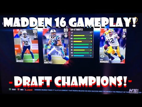 Madden 16 GAMEPLAY! | Draft Champions - E3