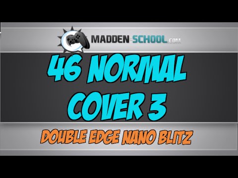 Madden 15 Double Edge Blitz: 46 Normal - Cover 3