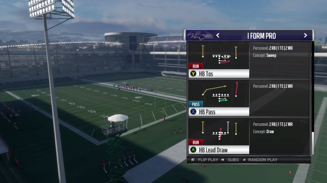 Madden 20 Baltimore Ravens Playbook Madden School