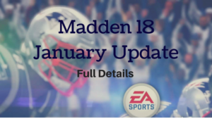 Madden 18 January update