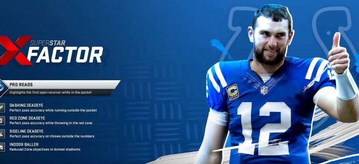 Andrew Luck M20 Tribute Item MUT 20
