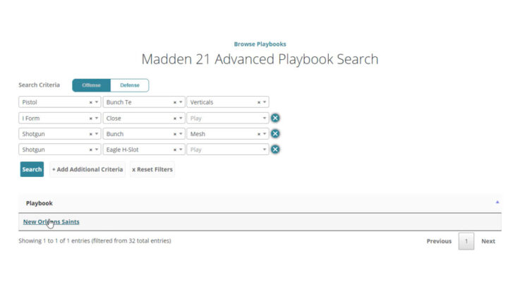 Madden 21 playbook search