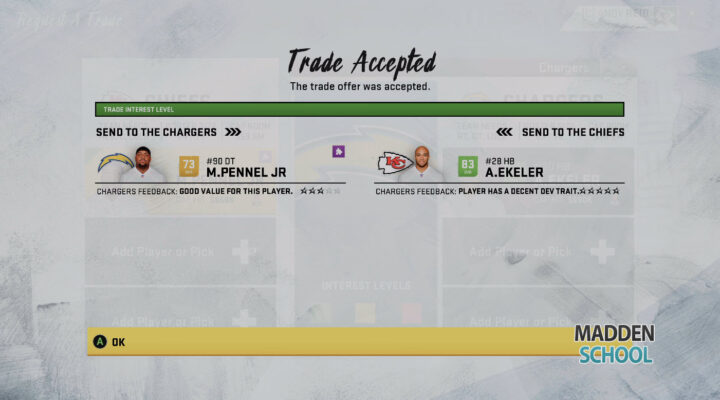 madden 21 trades