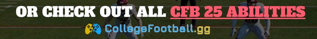 College Football 25 Player Abilities